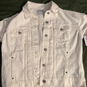 NWT White Jean Jacket Old Navy